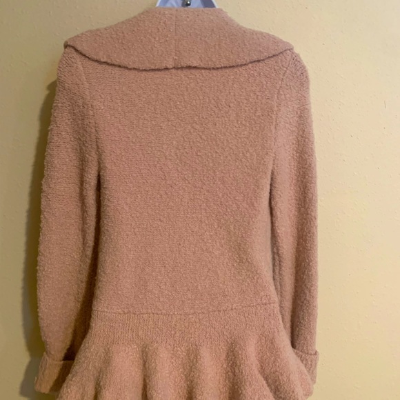 Moda International Pink Ruffle Sweater - Picture 2 of 5